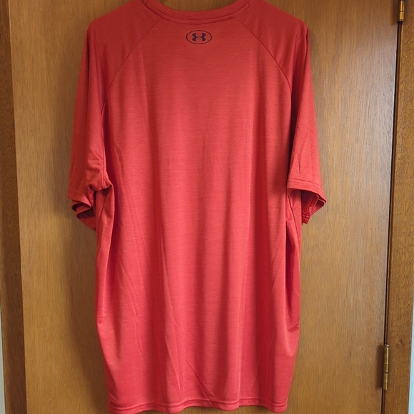 Under Armour Men's Vibrant Red Tee - Picture 2 of 5